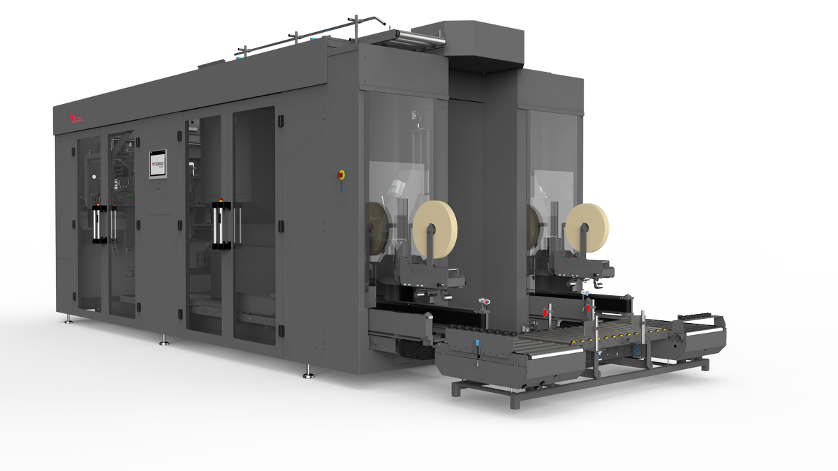 Tray and case packer Dual TCP G3 from Tronrud Packaging.