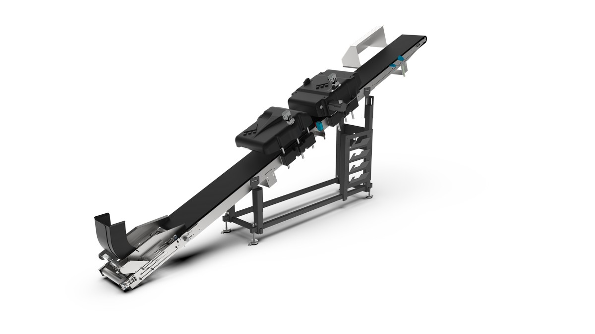 Infeed bag inspection unit BIU by Tronrud Packaging.