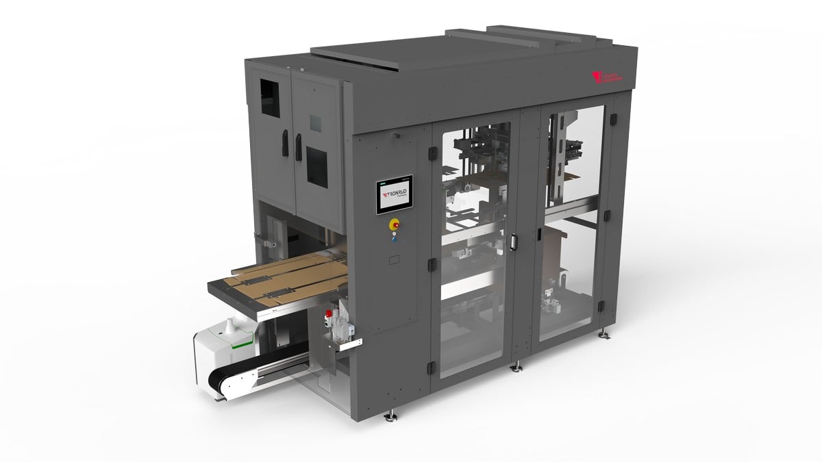 Lid Applicator LA From Tronrud Packaging.