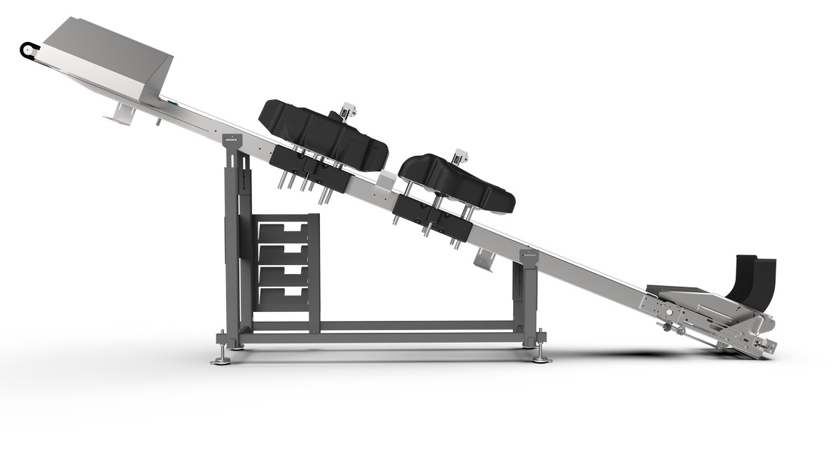 Infeed bag inspection unit BIU by Tronrud Packaging.