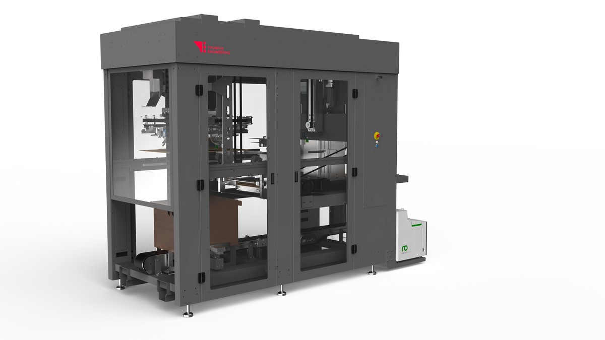 Lid Applicator LA by Tronrud Packaging.